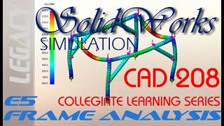 E5  SolidWorks Weldments and Frame Stress Analysis Tutorial