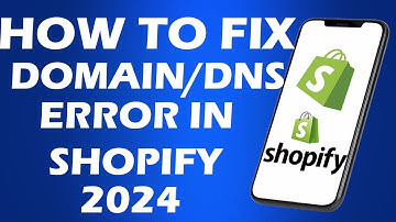 How to fix domain DNS error in Shopify (2025)