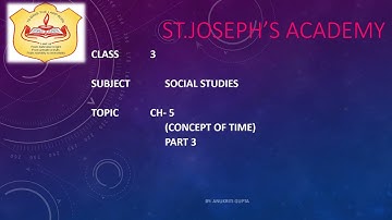 Class 3, Social Studies, Chapter, 5, Part 3 by Anukriti Gupta