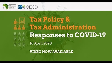 ATAF/OECD Webinar on Tax Policy & Tax Administration Responses to COVID-19
