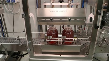 BT-250 Loadcell Drum Tin Filling Machine - Hanlar Machine