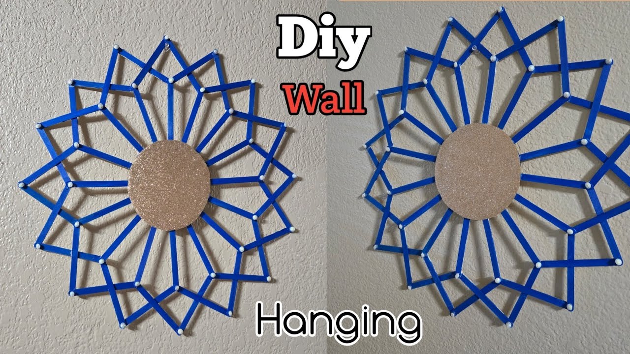 Diy Wall Hanging With Sticks | Easy Diy  Home Decor |