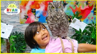 Surprise Ryan with Pet Owl!!!