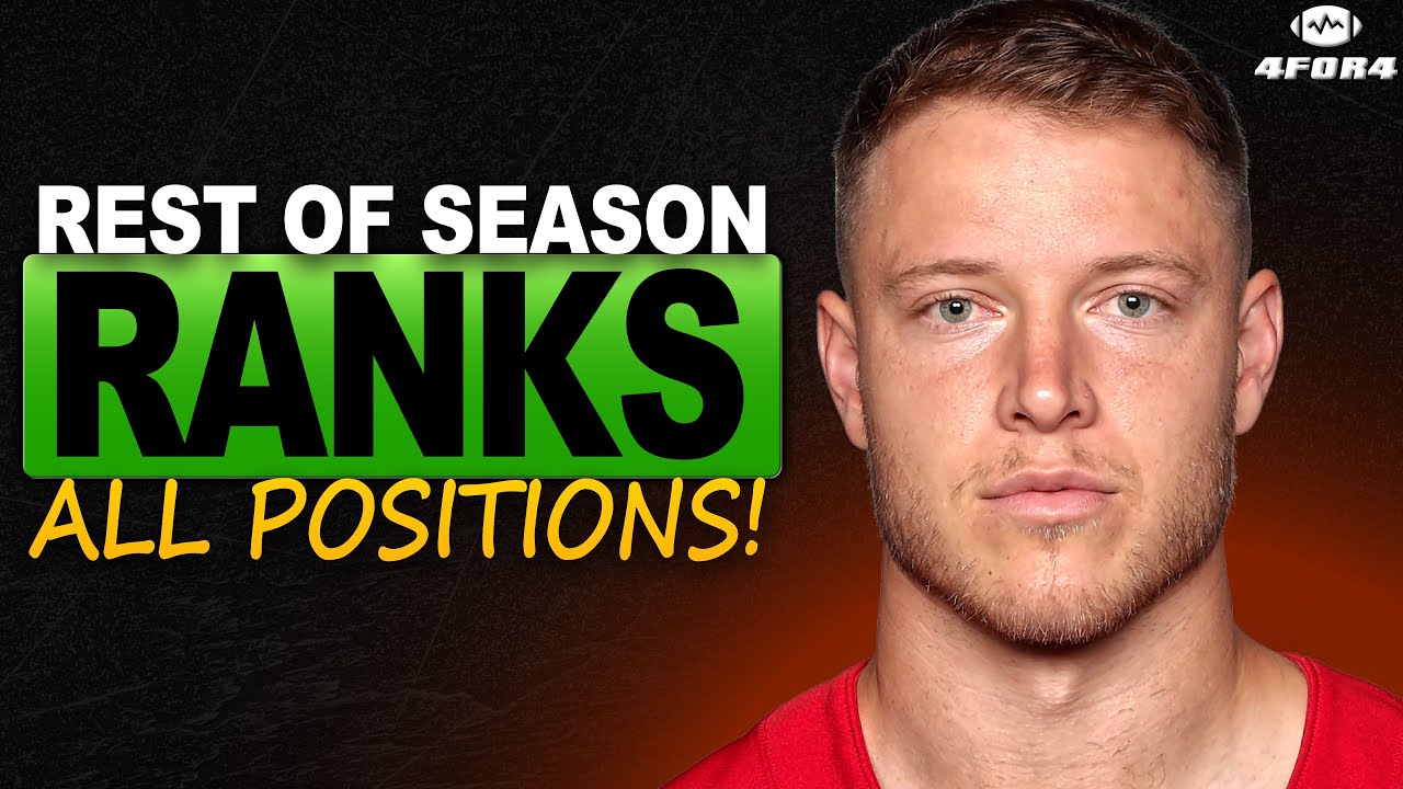 Rest of Season Rankings Tier List (All Positions!) | 2025 Fantasy Football