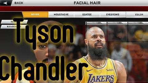 Tyson Chandler nba2k20 face creation android users