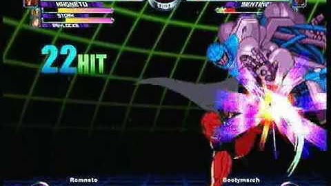 MvC2 Online (360): Brett (MSP) vs Bootymarch (Storm/Sent/Cab) 12 .:3.29.10:.