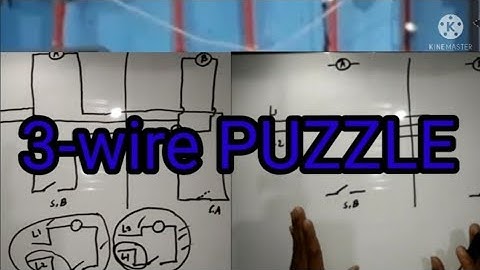 #how to solve a 3-wire puzzle diagram,#Electrical diagram ,#ELECTRICIAN