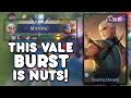 This Fast rotation Vale bursting out so much damage | Best ever Vale Gameplay - Mobile Legends