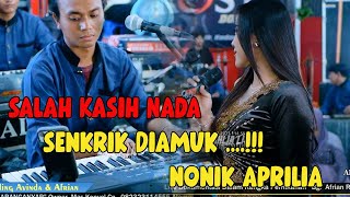 Nonik Salah Nada Senkrik Di AMUK.... Alrosta Feat Pesona Digital Audio