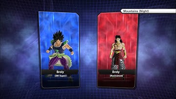 DBXV2: Broly (DBS, Wrath) vs. Broly (Z, Restrained)