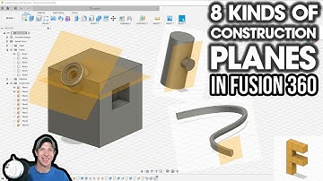 Using CONSTRUCTION PLANES in Fusion 360 - 8 Kinds of Construction Planes