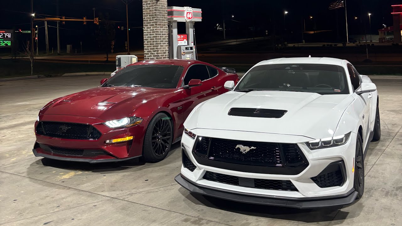 POV| 2019 MUSTANG GT VS 2024 MUSTANG GT