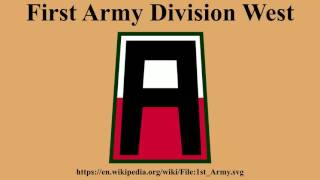 First Army Division West