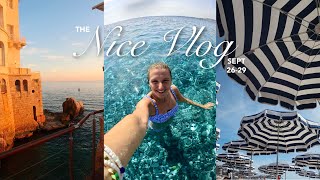 NICE TRAVEL VLOG | Le Plongeoir, Swimming, Exploring the South of France!