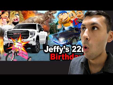 JEFFY DOES TIME TRAVEL!!! Anand The Gamer Reacts : Jeffy's 22nd Birthday By SML