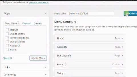 6.  Wordpress Drop Down Menus