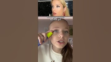 Make-up tutorial by 10 years old 🫶yes or not? #makeup #tutorial #makeuptutorial #girls #cute