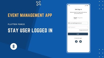 Stay User Logged In || Event Management App Flutter