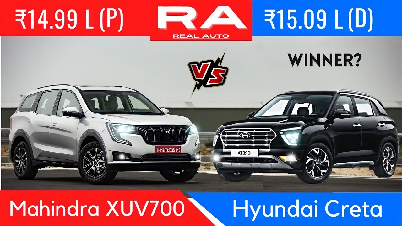 Mahindra XUV 700 vs Hyundai Creta 2021 - Full Comparison | who will win ...