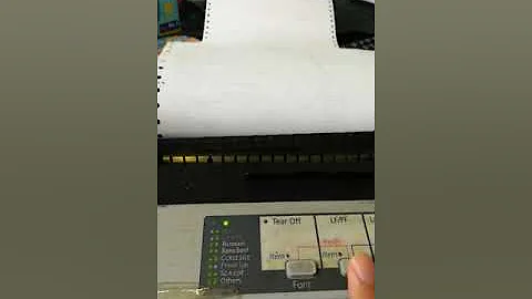 How to set Auto Tear Off for Epson LQ 310