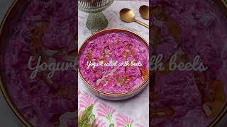 سلطة الزبادي بالبنجر - Yogurt salad with beets shorts