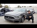 Buying A Crashed Mustang In Dubai | With Mo Vlogs Part 1