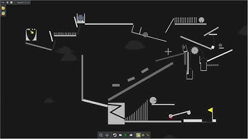 Algodoo - Simple Rube Goldberg Machine #1