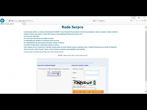 Como configurar o acesso HOD SERPRO em seu computador