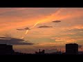 ウェザーリポート動画0805@大阪枚方 19時10分頃(夕焼け)