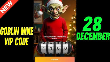 28 December Goblin Mine Game Code | Goblin Mine Game gift bags Code | Goblin Mine Game Daily Code