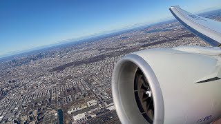 【Flight View】 ANA Boeing777300ER New York (JFK)→Tokyo (Haneda)