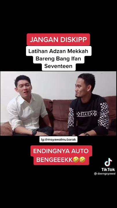 Subhanallah suara adzan Bang Ifan seventeen sangat merdu sekali...sampai merinding denger nyaa😭🙏