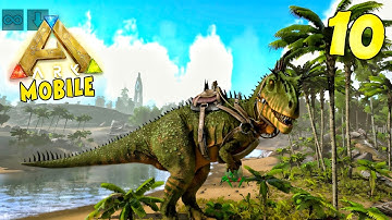 Taming A High Level Carcharodontosaurus | Ark Ultimate Mobile Edition Gameplay | Hindi #10