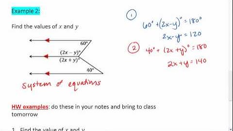 Geometry 3.2 (2 of 3) Parallel Lines cut by a Transversal.mp4
