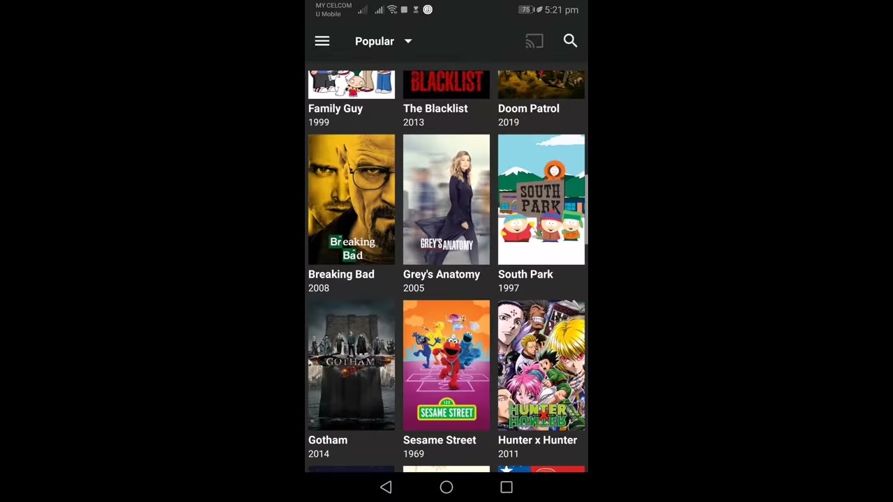Movie Streaming Android App