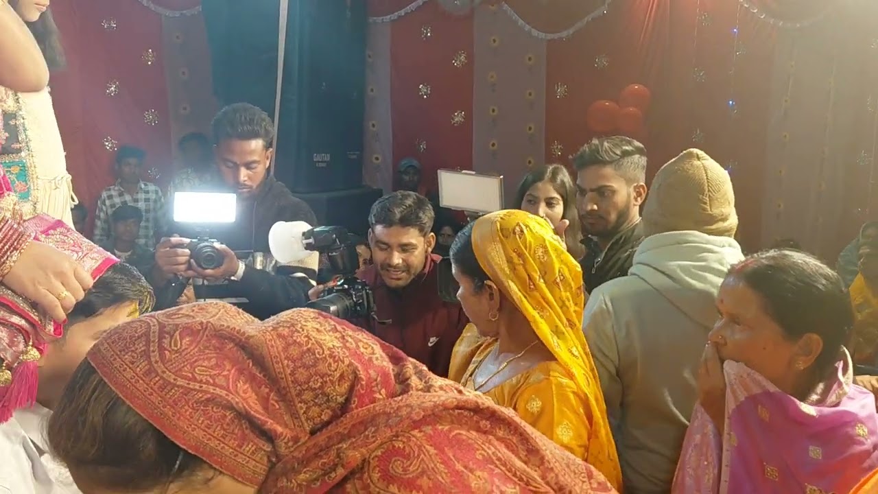 भगिना अमित के शुभतिल्कोत्सव में लोक गीत, या विवाह गीत, व्यंग गीत, लड़की वालों के लिए l 