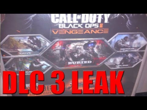 Black Ops 2 "Map Pack 3" "Vengeance" DLC Leak! Black Ops 2 zombies Buried map! Ray Gun Mark II!