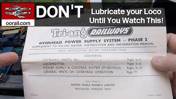 oorail.com | Model Train Lubrication Investigated!