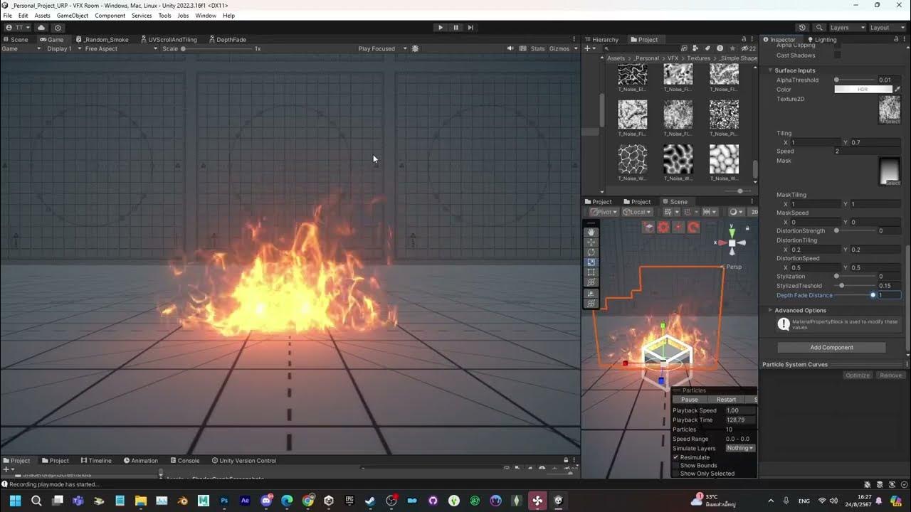 Unity Fire Shader Graph - YouTube