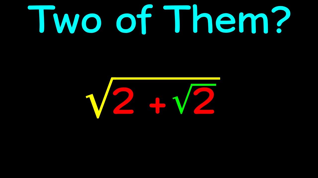 Nested Radicals - YouTube