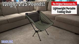 Lightweight Portable Folding Chair (Camping Lawn Picnic Hiking) by DANDLINC 144 views 8 months ago 3 minutes, 15 seconds