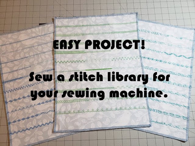 How & Why to Make a Stitch Book for Your Sewing Machine 