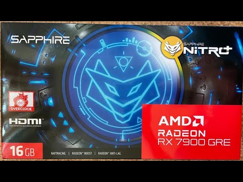 Видео: ➡️✅Sapphire AMD Radeon RX 7900 GRE 16gb 256bit NITRO+ Обзор и Тесты 1440p RTX ON
