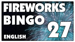 Firework Themed 90 Ball Bingo Game - 27