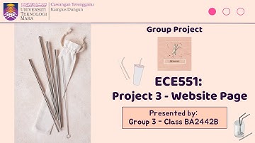 (ECE551) PROJECT 3: WEBSITE DEVELOPMENT VIDEO PRESENTATION