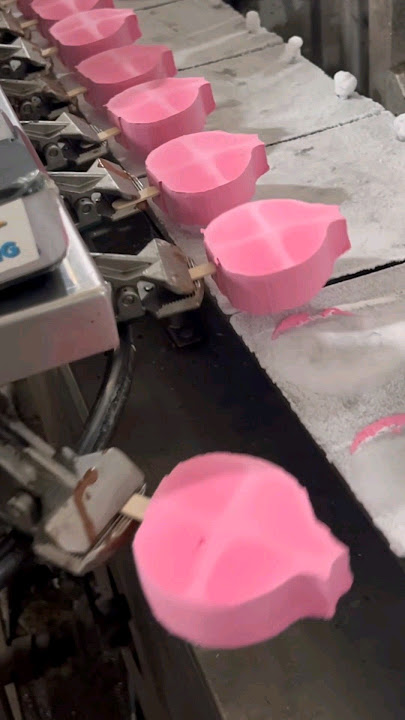 Pink IceCream Manufacturing Process #asmr #asmrsounds #satisfying #satisfyingvideo #smooth #relaxing