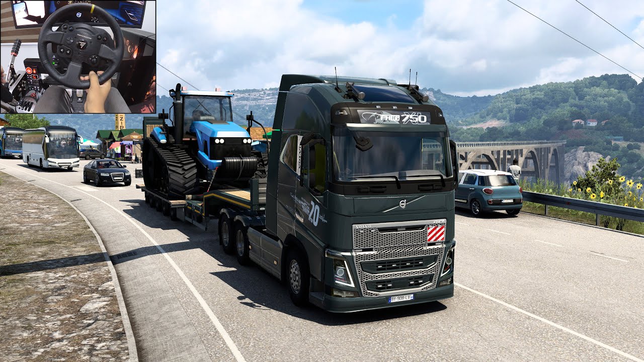 Euro Truck Simulator 2 v1.48  Thrustmaster TX gameplay 