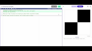 CMU CS Academy: 1.1.3 Draw Two Rectangles