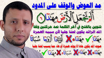 اللحن الجلي ومد العوض عن التنوين والوقف على المدود سورة عم