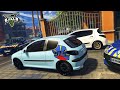 Go fast peugeot 206 s16 et 308 gti vs 6 patrouilles de gendarmerie  gta v rp mod